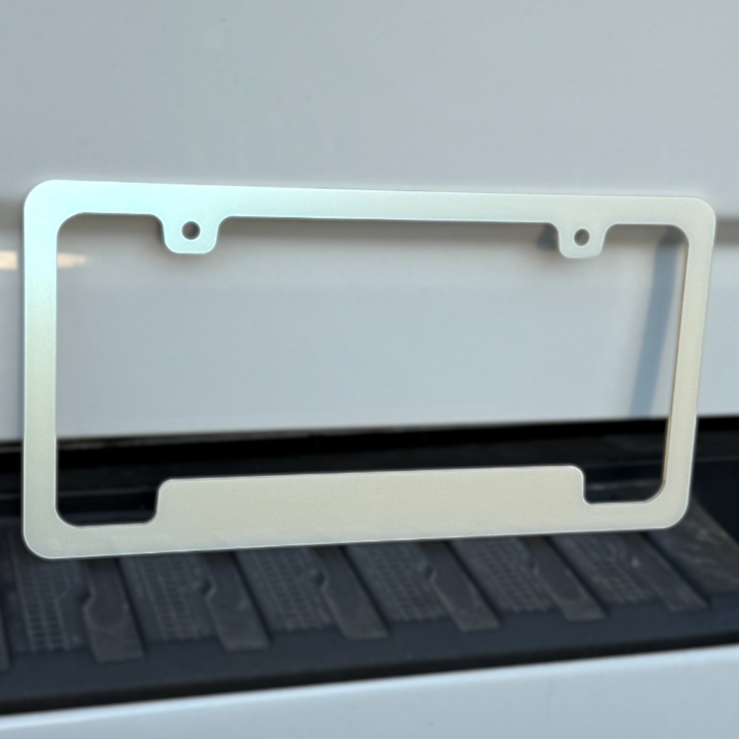 Blue Mystic Diamond License Plate Frame | For Semi, Truck, Car, Trailer