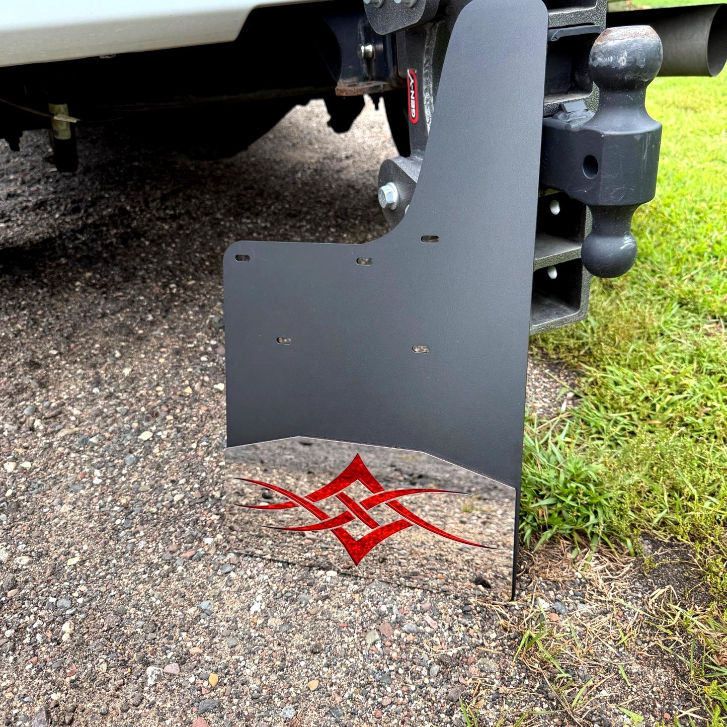 Ford F250 F350 Mud Flaps | Mirrored Stainless