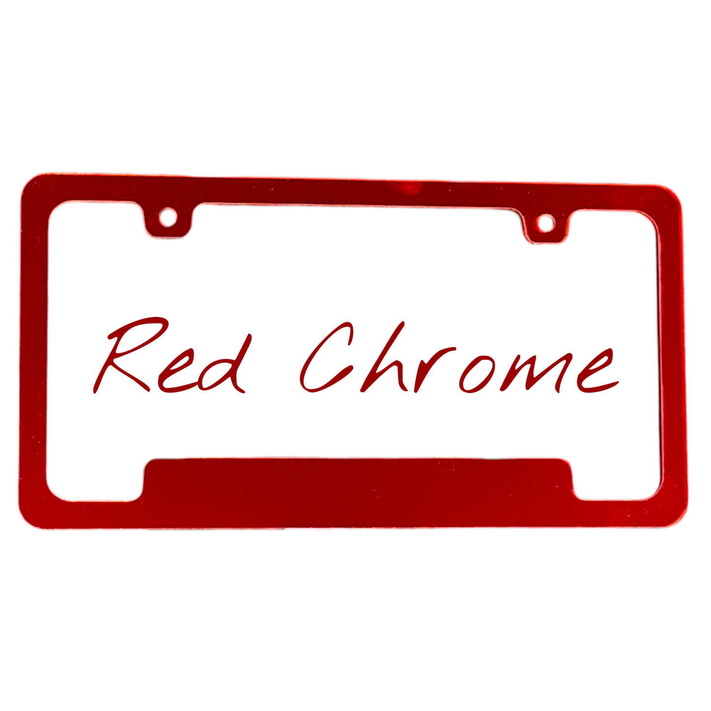 Red Mirror License Plate Frame | For Trucks, Semis, Trailers