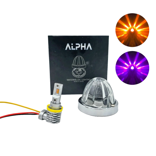 Glass is Class Duo Watermelon Lights – Amber/ Purple