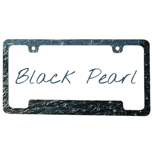 Black Pearl License Plate Frame | For Semis, Trucks, Trailers