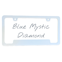 Blue Mystic Diamond License Plate Frame | For Semi, Truck, Car, Trailer