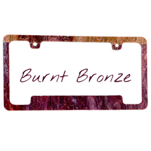 Burnt Bronze License Plate Frame | For Semi, Truck, Car, Trailer