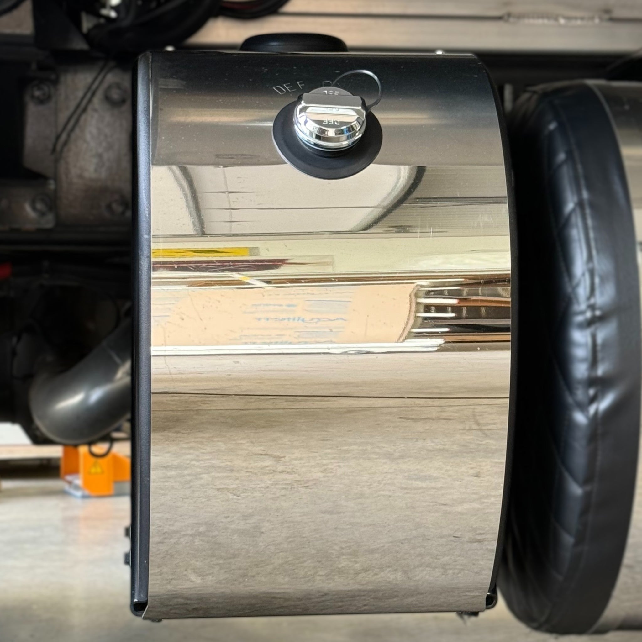 Custom DEF Tank Wrap for Peterbilt Kenworth Mirror Stainless – Whiplash ...