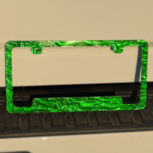Emerald Shimmer Pearl License Plate Frame | For Semi, Truck, Car, Trailer