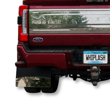 Ford F450 Dually Truck Mud Flaps | Mirrored Stainless | 3”- 6” Heights