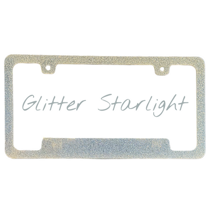 Glitter Starlight License Plate Frame | For Semi, Truck, Car, Trailer