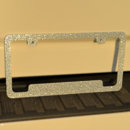 Glitter Starlight License Plate Frame | For Semi, Truck, Car, Trailer