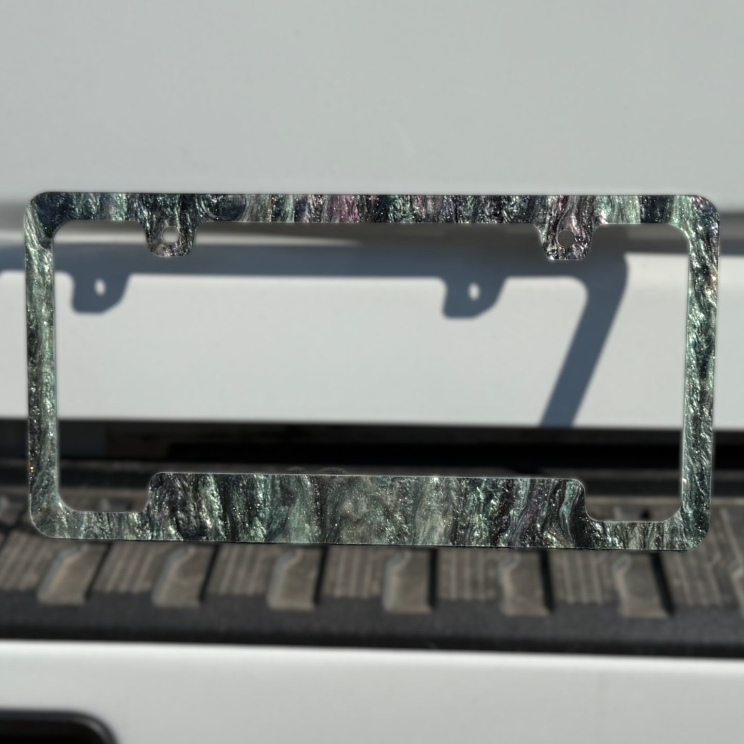 Northern Lights License Plate Frame | For Semi, Truck, Car, Trailer