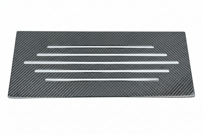 Custom Step Plate Universal Set | Straight Line Design | Semi Trucks