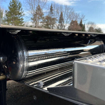Peterbilt Stainless Steel Air Tank Wrap – 8.25" Diameter | 20 GA