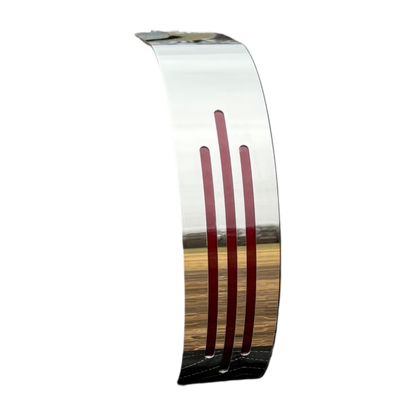 Peterbilt 2.5" Air Tank Straps | Pair | Stainless Steel | Lines Design