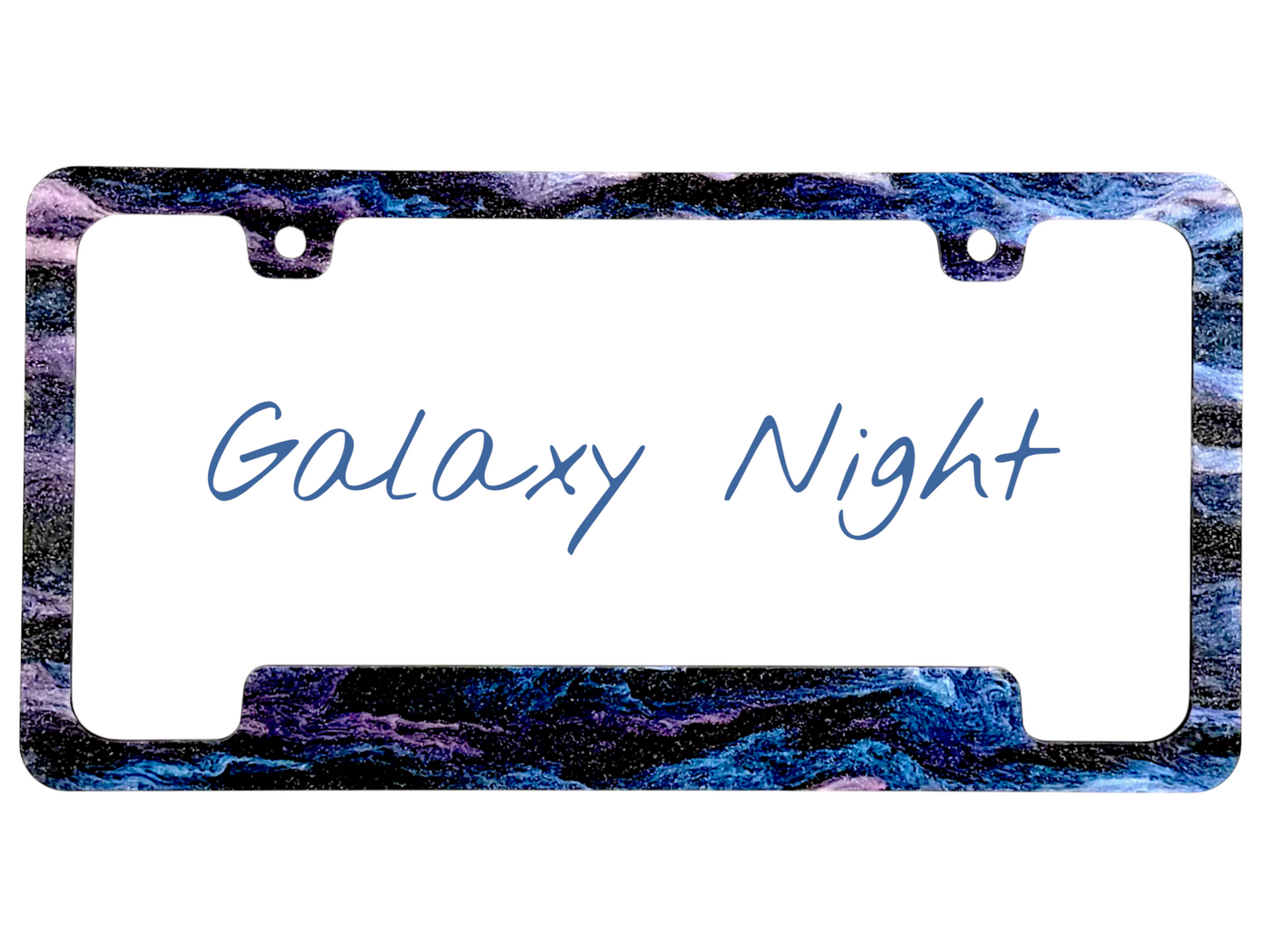 Galaxy Night License Plate Frame | For Semi, Truck, Car, Trailer