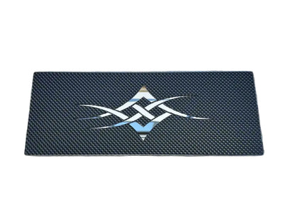 Custom Stainless Step Plate Pair | Tribal Design | 6" x 24" | Semi Truck