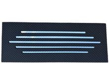 Custom Stainless Step Plate Pair | Straight Line Design | 6" x 16" | Semi Truck