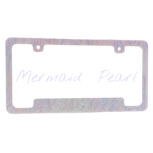 Mermaid Pearl License Plate Frame | For Semi, Truck, Car, Trailer