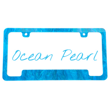 Ocean Pearl License Plate Frame | For Semi, Truck, Car, Trailer
