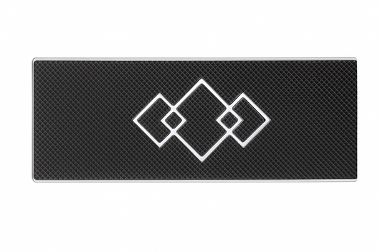 Custom Stainless Step Plate Set | Diamond Design