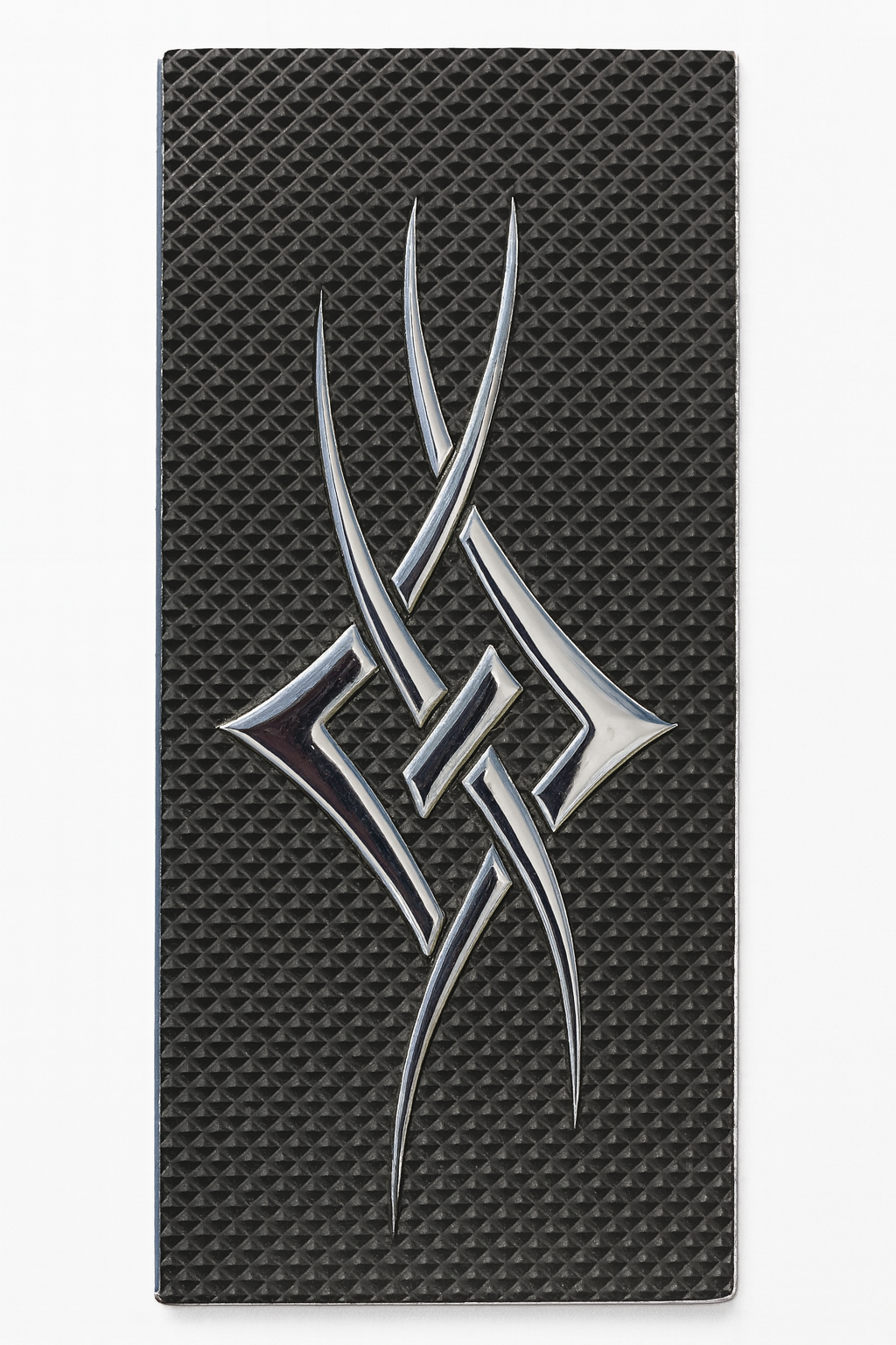 Custom Stainless Step Plate Set, Domed | Tribal Design | Semi's