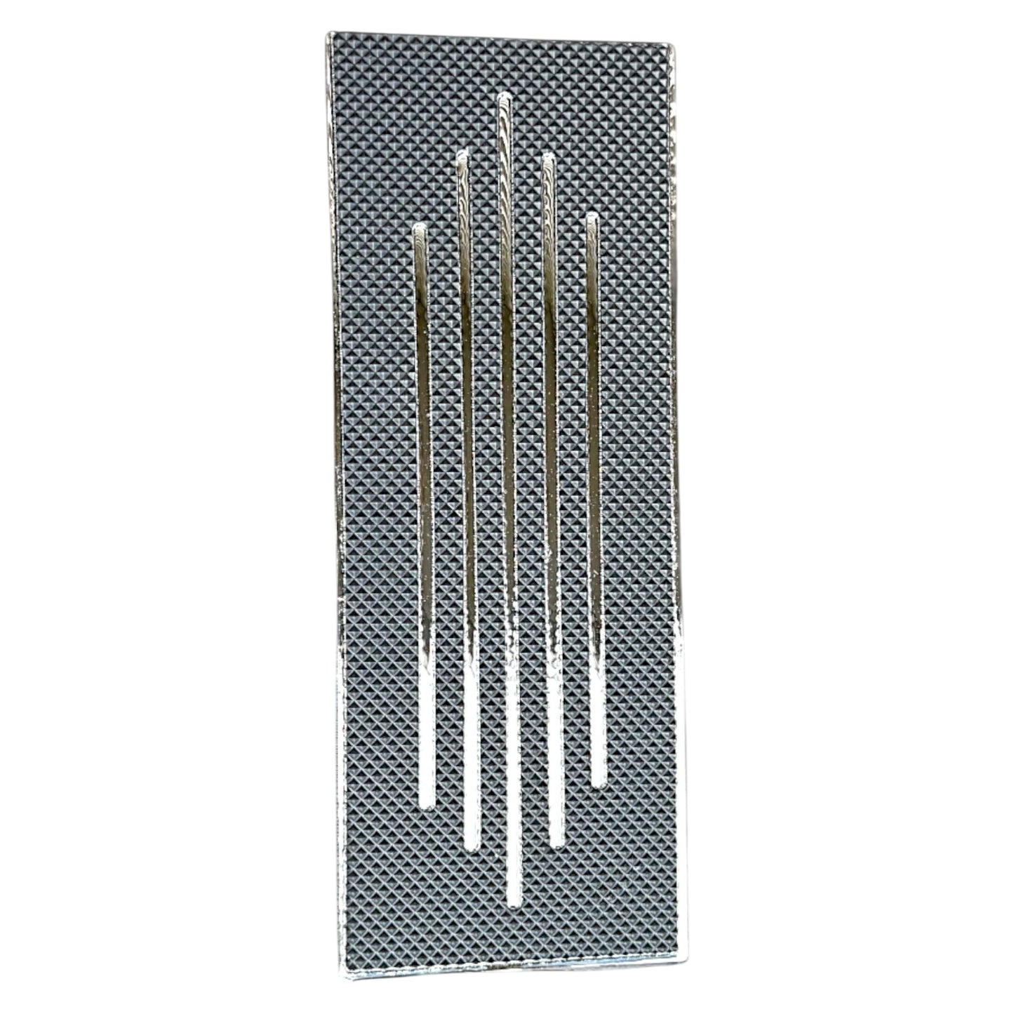 Custom Stainless Steel Step Plates | Domed Set | Five Line Design