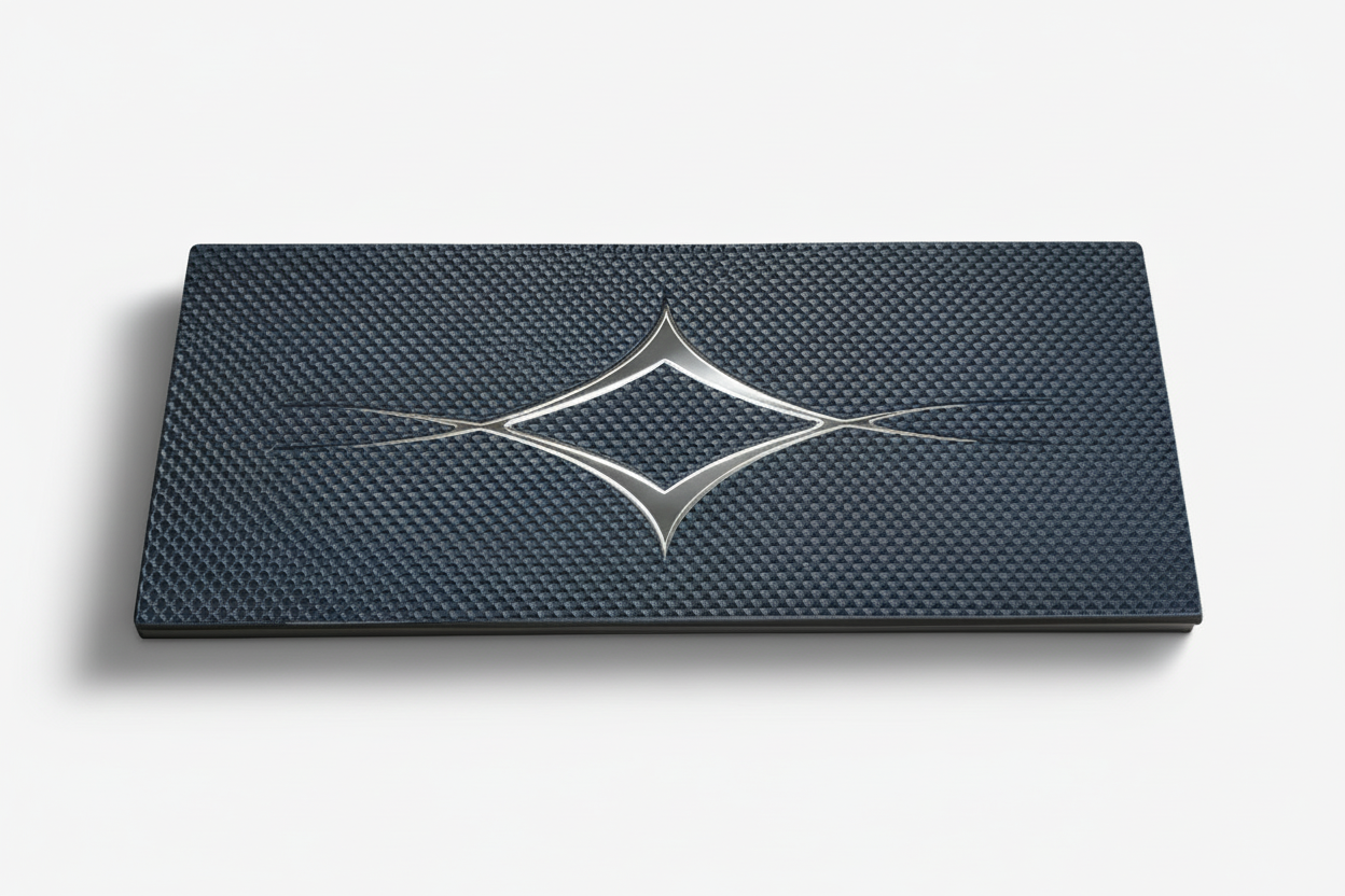 Custom Step Plate Universal Set | Tribal Diamond Design | 6″ x 16″ Semi Truck Step Plate