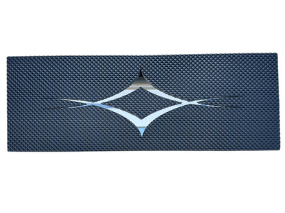 Custom Step Plate Universal Set | Tribal Diamond Design | 6″ x 16″ Semi Truck Step Plate