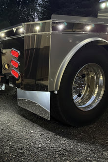Stainless Steel Mud Flap Weights 24" - Pair | Bolt On | Multiple Sizes & Gauges